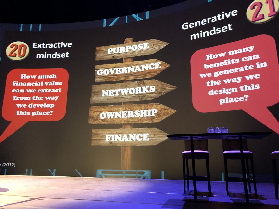 Slide: Extractive vs Generative mindset