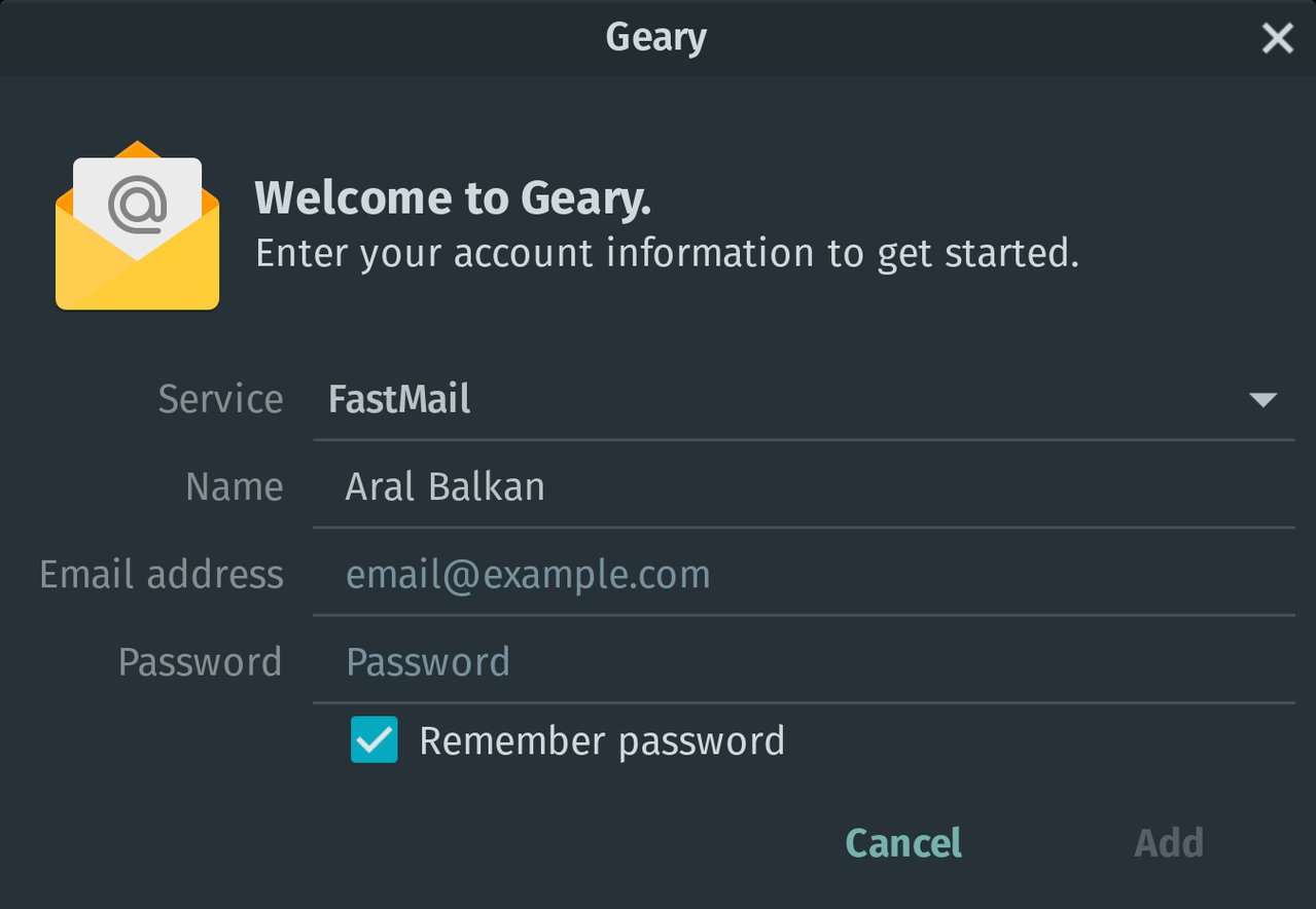 My fork of Geary has FastMail as a first-class citizen