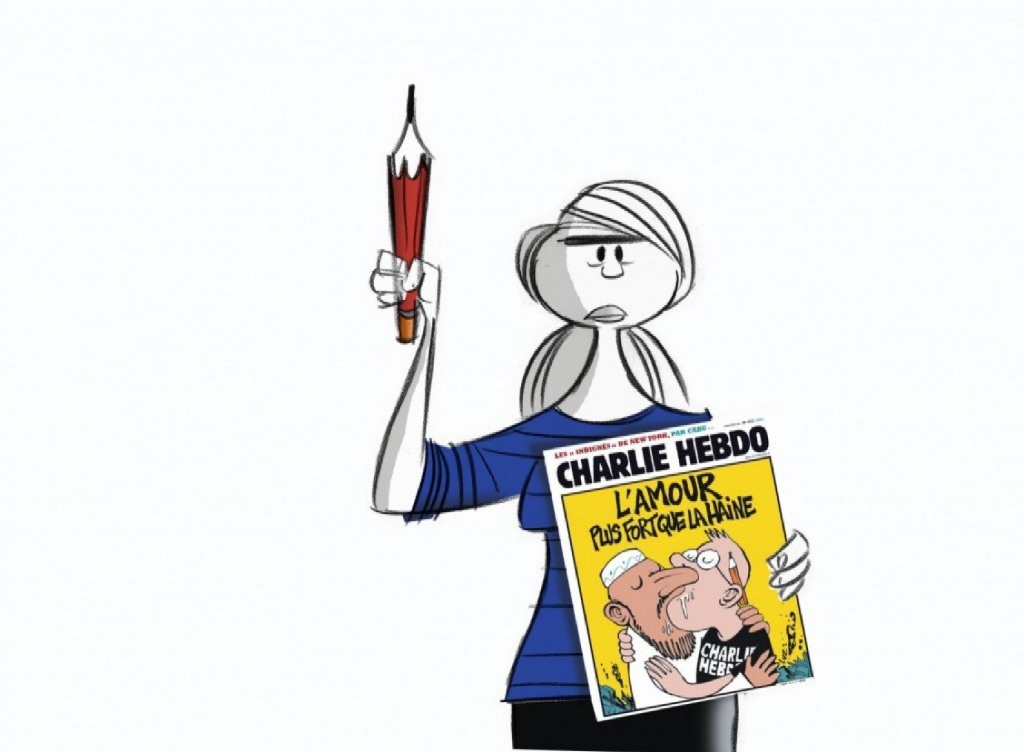 #JeSuisCharlie — Ann Telnaes/The Washington Post