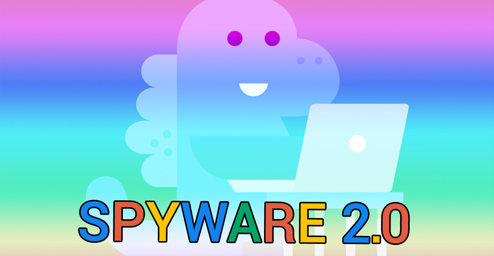 Spyware 2.0: A rainbow-coloured Facebook Privacy Dinosaur