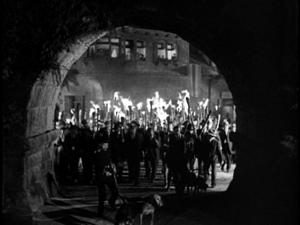 The lynch mob in Frankenstein.